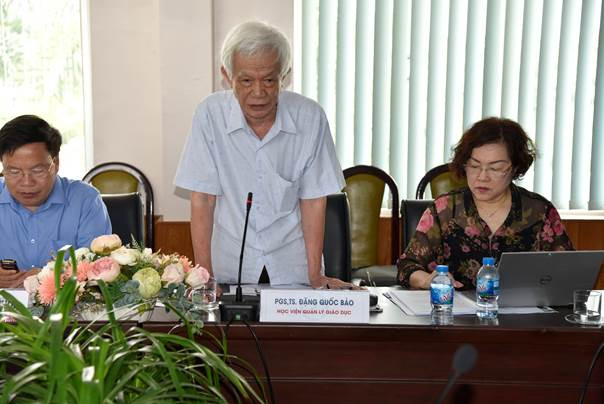 Các nhà khoa học trao đổi về nâng cao chất lượng hoạt động đào tạo trình độ thạc sỹ chuyên ngành Quản lý giáo dục