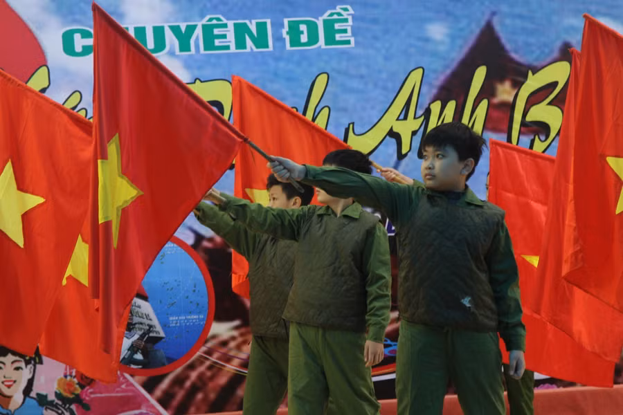 Chuyên đề đội của Trường THCS Phan Bội Châu