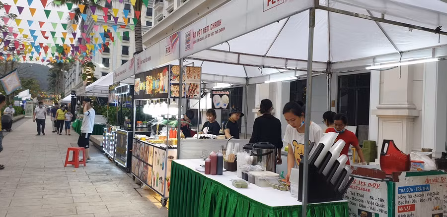 Không gian ẩm thực tại chương trình Hội xuân di sản