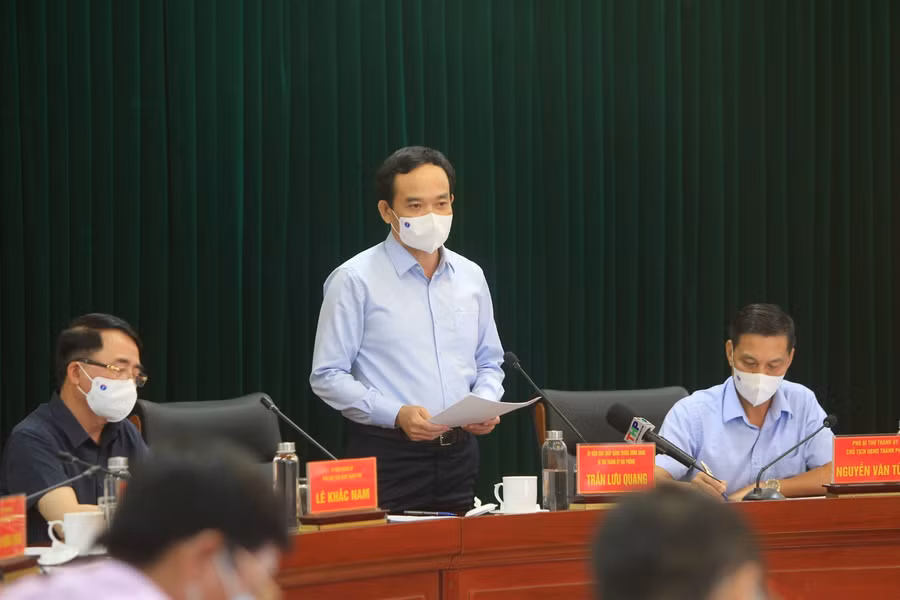 Bí thư Thành ủy Trần Lưu Quang chủ trì Hội nghị