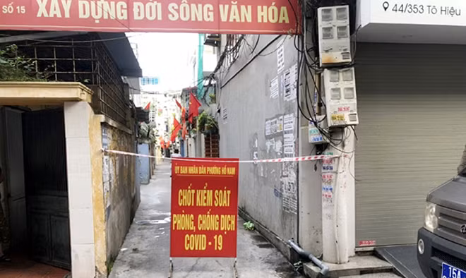 Nơi ở của cô T. bị phong tỏa phòng dịch