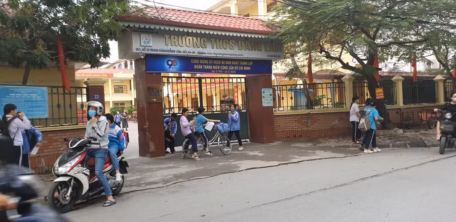 Trường THCS Đằng Lâm, quận Hải An, TP Hải Phòng - nơi học sinh L. theo học.