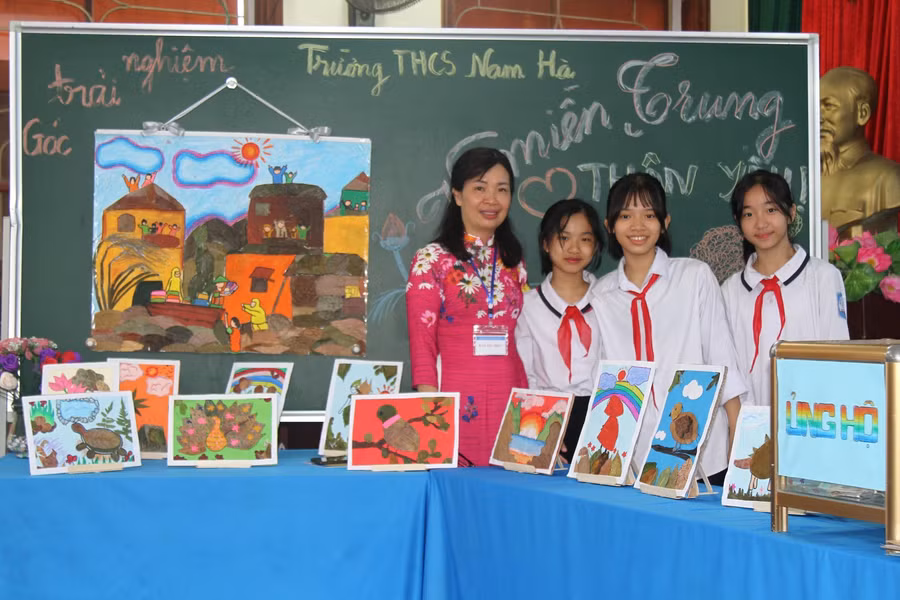 Học sinh quận Kiến An với sân chơi sáng tạo KHKT.