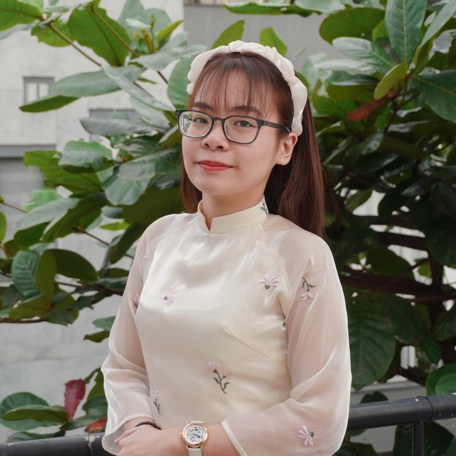 Sinh viên Lê Minh Bảo Châu - chuyên ngành Ngữ văn, Trường ĐH Sư phạm Hà Nội. (Ảnh: NVCC).