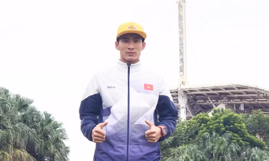 Vận động viên Phạm Tiến Sản. Ảnh: NVCC
