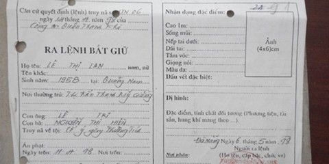 Chuyện tình cờ đưa “nữ quái” 17 năm trốn nã vào tù