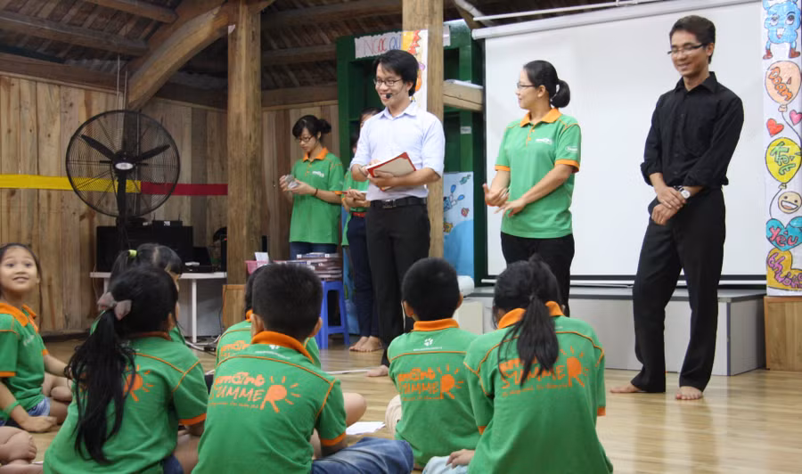 Tăng cường hoạt động trải nghiệm cho HS. Ảnh: Thiên Thanh