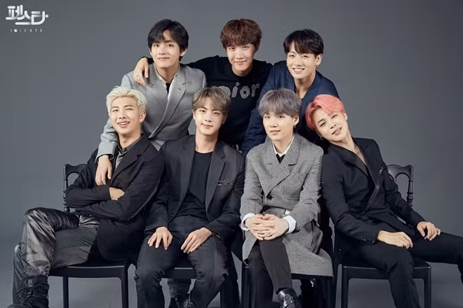 Nhóm nhạc BTS.