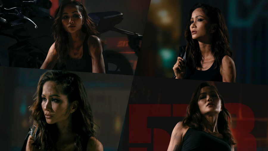 Tạo hình của Hoa hậu H'Hen Niê trong bộ phim 578: Phát đạn của kẻ điên. Tạo hình của Hoa hậu H'Hen Niê trong bộ phim 578: Phát đạn của kẻ điên.