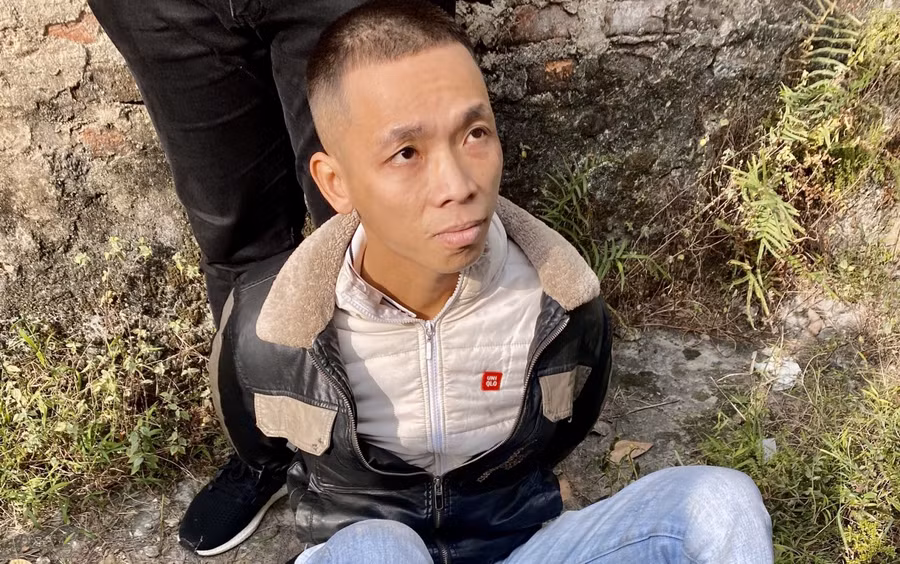 Đối tượng bị bắt giữ.