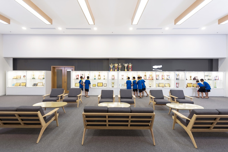 Phòng Truyền thống của Trung tâm Đào tạo Bóng đá Trẻ PVF tại Hưng Yên Phòng Truyền thống của Trung tâm Đào tạo Bóng đá Trẻ PVF tại Hưng Yên