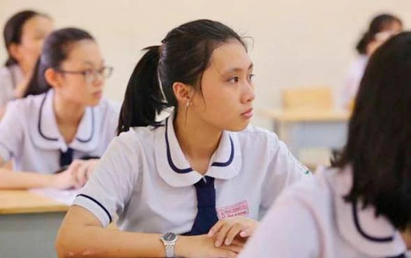 Học sinh dự thi THPT quốc gia 2018