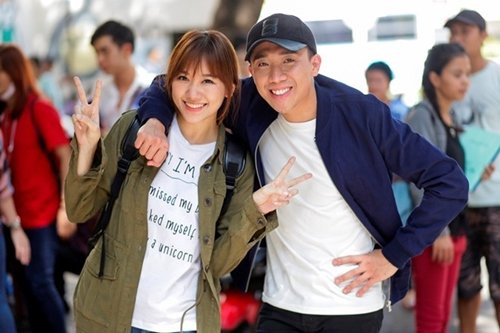 Trấn Thành "đứng hình" vì đồng nghiệp nhắc Hari Won