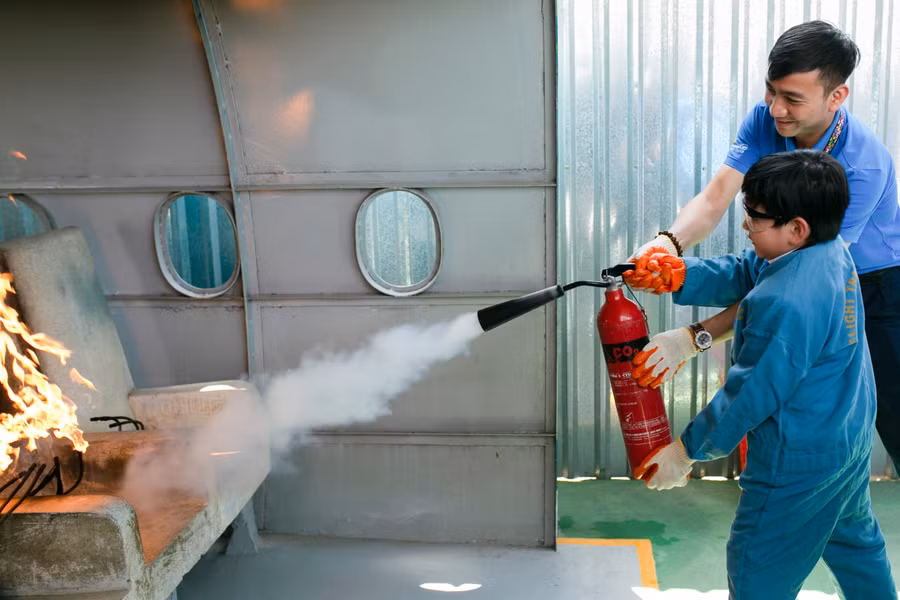 Trải nghiệm trong lớp cứu hỏa