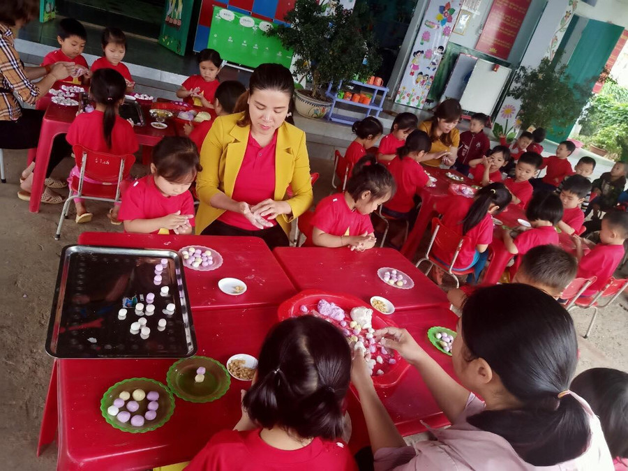 Cô Văn Thị Nết công tác tại Trường Mầm non xã Nghĩa Thuận (Quản Bạ, Hà Giang). Ảnh: NVCC Cô Văn Thị Nết công tác tại Trường Mầm non xã Nghĩa Thuận (Quản Bạ, Hà Giang). Ảnh: NVCC