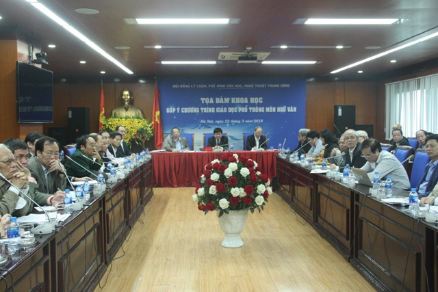 Tọa đàm góp ý chương trình giáo dục phổ thông môn Ngữ văn tổ chức sáng nay (22/3)