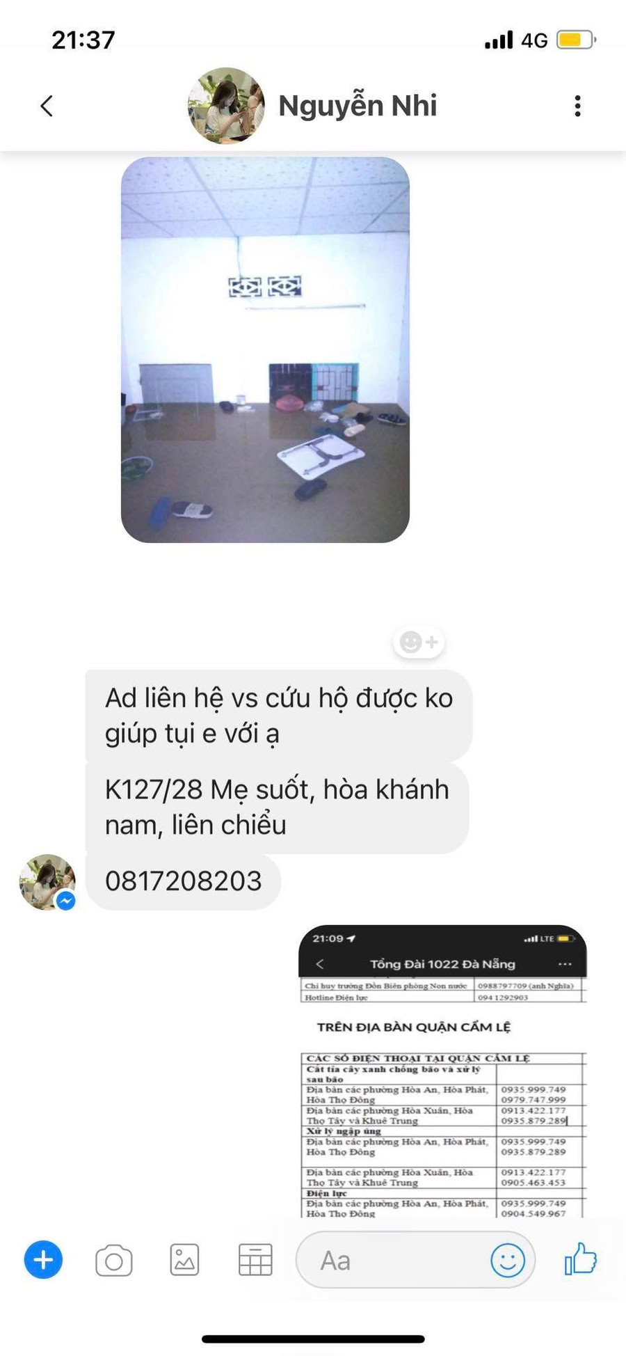 Khi chúng tôi gọi lại theo số điện thoại đăng tải thì thuê bao đã không liên lạc được. Rất có thể máy điện thoại của nhóm sinh viên này đã hết pin sau nhiều nỗ lực liên lạc ra bên ngoài. Khi chúng tôi gọi lại theo số điện thoại đăng tải thì thuê bao đã không liên lạc được. Rất có thể máy điện thoại của nhóm sinh viên này đã hết pin sau nhiều nỗ lực liên lạc ra bên ngoài.