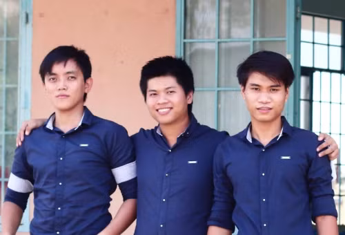 Từ trái sang phải Cao Đăng Khoa, Tôn Thất Phu Trí, Đào Y Kha. Ảnh: NVCC.