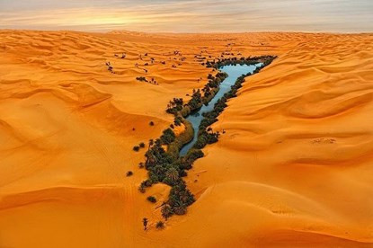 Hồ Umm al-Maa hay còn được gọi với cái tên là mẹ của nước
