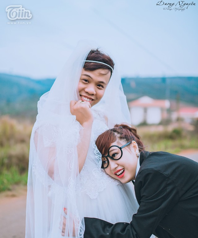 Bộ ảnh cưới siêu nhí nhố của cặp đôi 4 năm yêu nhau