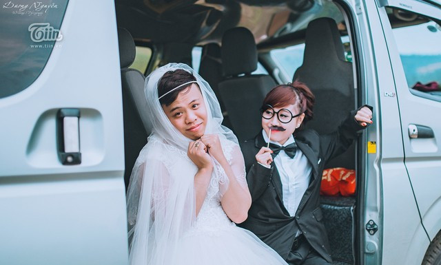 Bộ ảnh cưới siêu nhí nhố của cặp đôi 4 năm yêu nhau