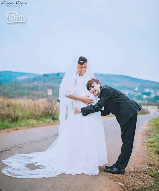 Bộ ảnh cưới siêu nhí nhố của cặp đôi 4 năm yêu nhau