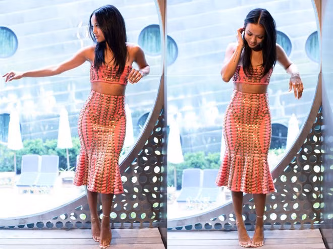 Bí quyết giấu chiều cao mét rưỡi của mẫu nổi tiếng gốc Việt