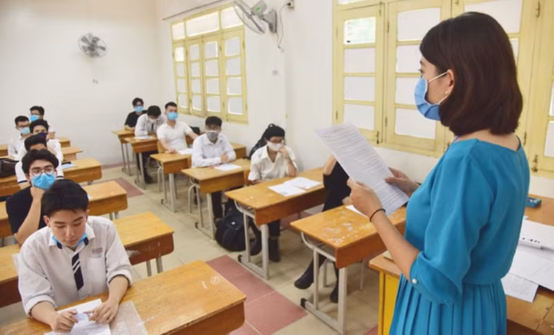 Việc đăng ký dự thi tốt nghiệp THPT của thí sinh sẽ được hỗ trợ từ phía nhà trường và bằng các phần mềm công nghệ. Ảnh minh họa