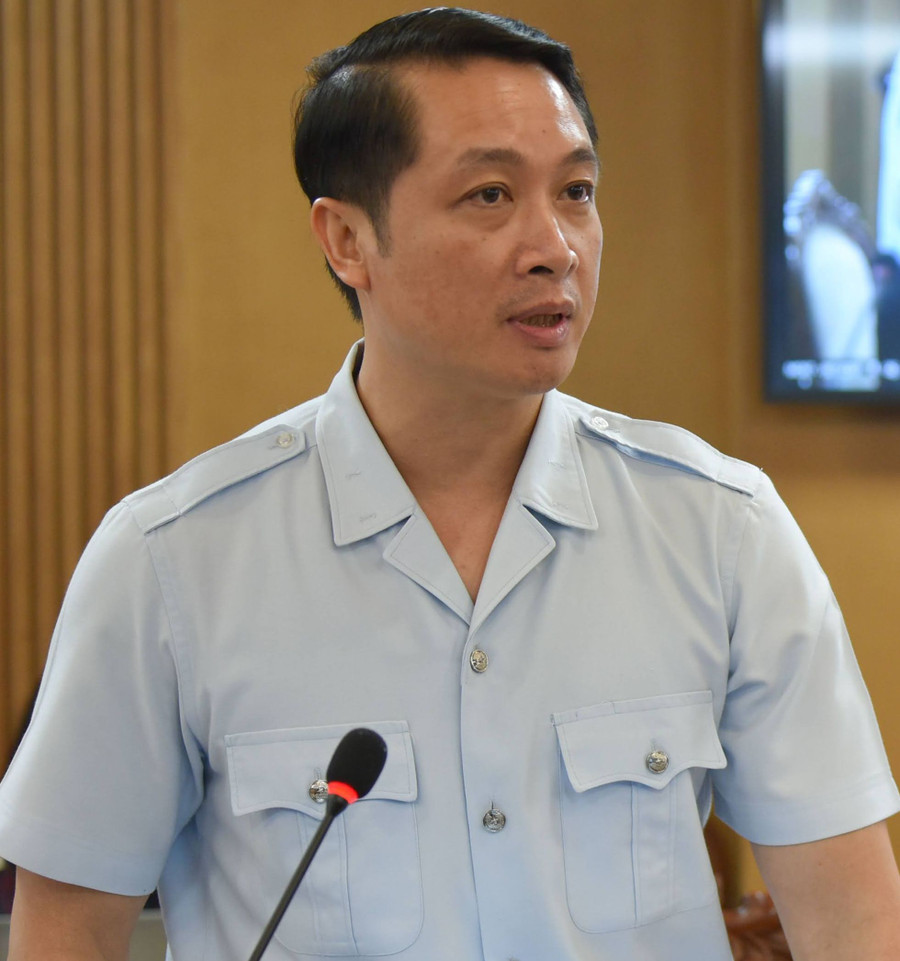 Chánh Thanh tra Bộ GD&ĐT Nguyễn Đức Cường. Ảnh: Thế Đại Chánh Thanh tra Bộ GD&ĐT Nguyễn Đức Cường. Ảnh: Thế Đại