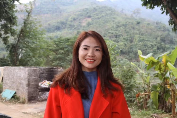 Cô Trần Thị Hồng. Ảnh: Lan Anh