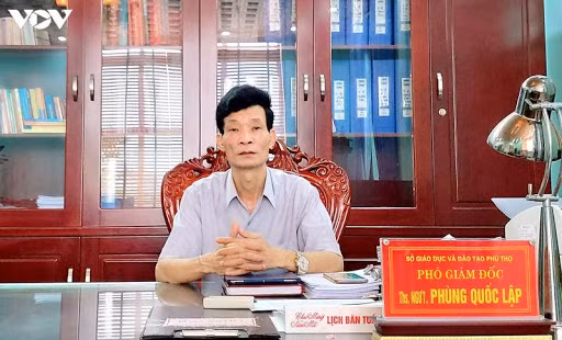 Ông Phùng Quốc Lập, Phó Giám đốc Sở GD&amp;ĐT Phú Thọ