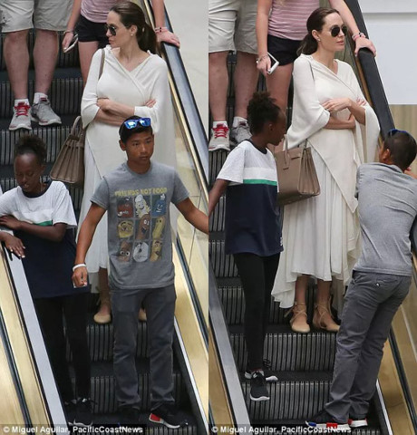 Sau tin đồn tự tử, Angelina Jolie mua sắm cùng Pax Thiên - Ảnh 4 Sau tin don tu tu, Angelina Jolie mua sam cung Pax Thien - Anh 4