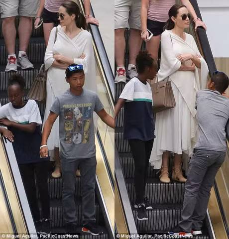 Sau tin don tu tu, Angelina Jolie mua sam cung Pax Thien - Anh 4