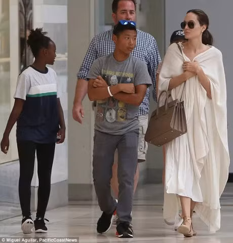 Sau tin don tu tu, Angelina Jolie mua sam cung Pax Thien - Anh 2