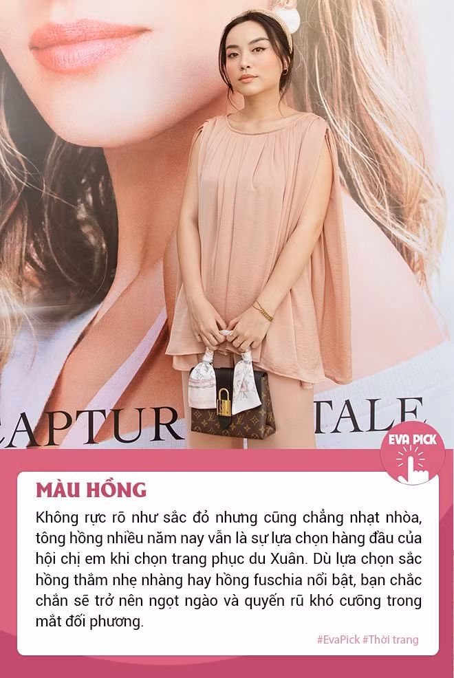 rieng gi mau do, chi em xung xinh di cho hoa tet con co loat goi y mac dep nay! - 5