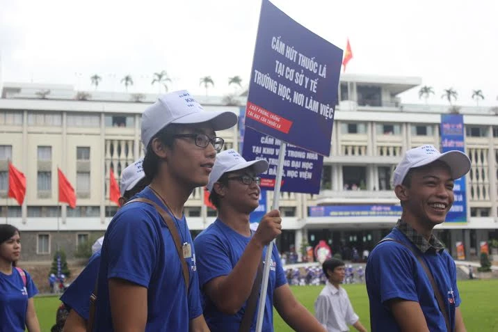 TP HCM: Mít tinh Ngày thế giới không thuốc lá