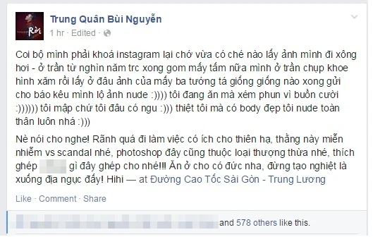 Trung Quân Idol bức xúc vì bị tố lộ ảnh nude trên diễn đàn gay