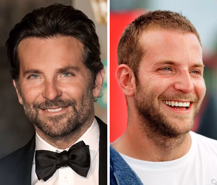 Bradley Cooper: 44 tuổi và 31 tuổi.