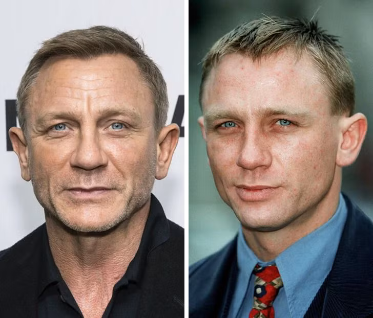 Daniel Craig: 52 tuổi và 27 tuổi.
