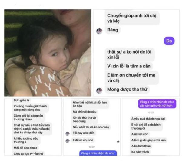 Hình ảnh những tin nhắn được diễn viên Hoàng Yến chia sẻ trên trang cá nhân. Hình ảnh những tin nhắn được diễn viên Hoàng Yến chia sẻ trên trang cá nhân.