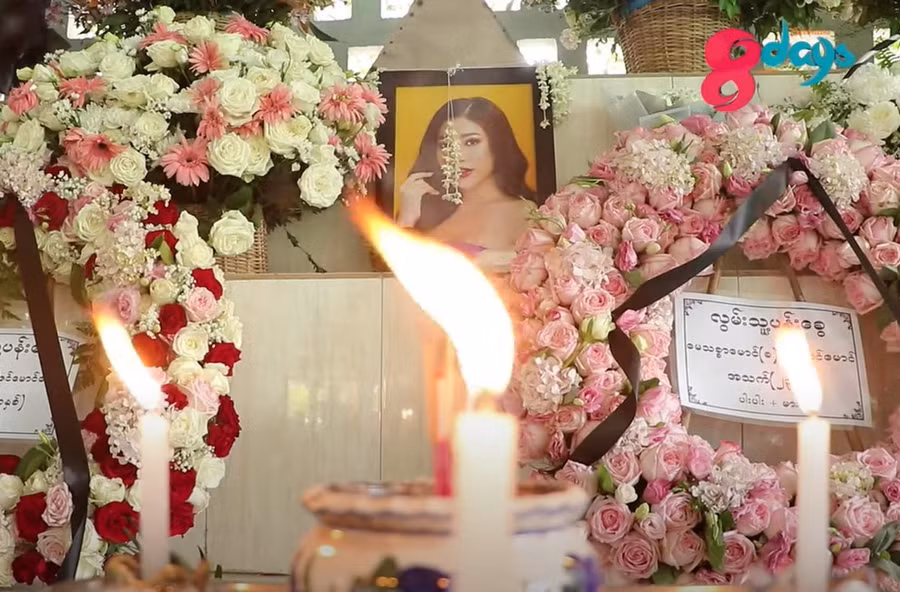 Tang lễ Hoa hậu Chuyển giới Myanmar.