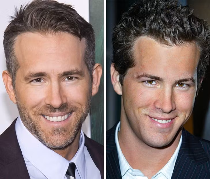 Ryan Reynolds: 41 tuổi và 25 tuổi.