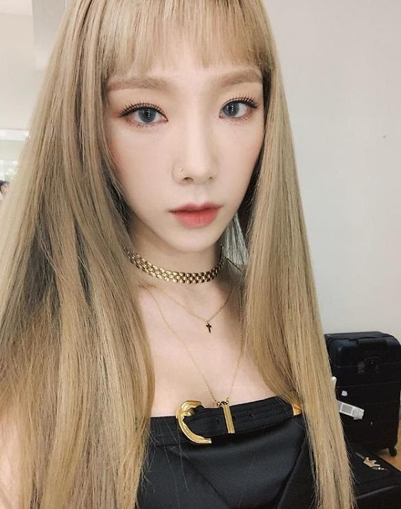 Không nhiều người có thể để được tóc mái trên lông mày nhưng Taeyeon trông thật tuyệt!