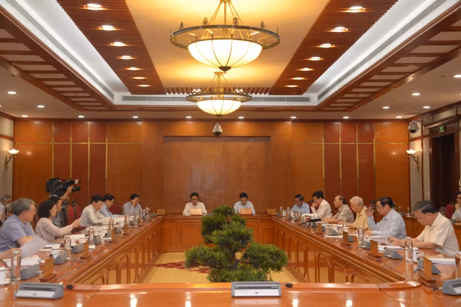 Toàn cảnh cuộc họp - Ảnh: VOV.