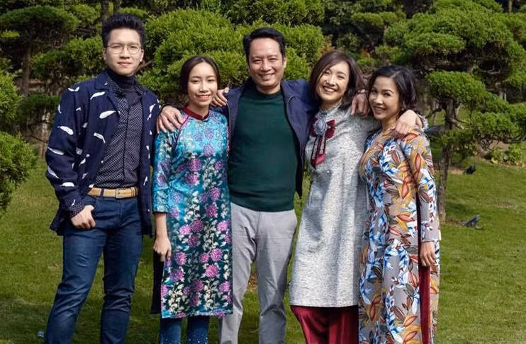 3 người con của Mỹ Linh và Anh Quân.