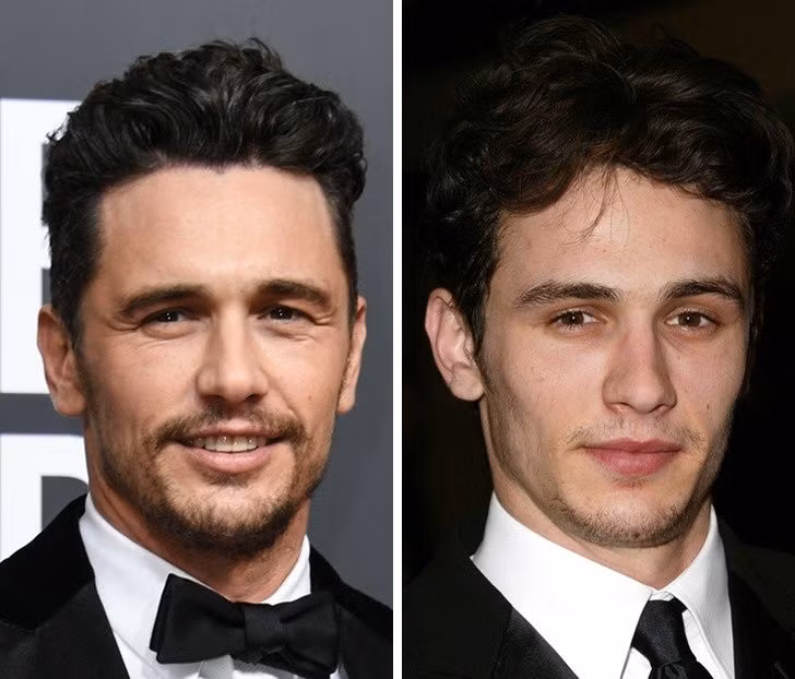 James Franco: 39 tuổi và 23 tuổi.