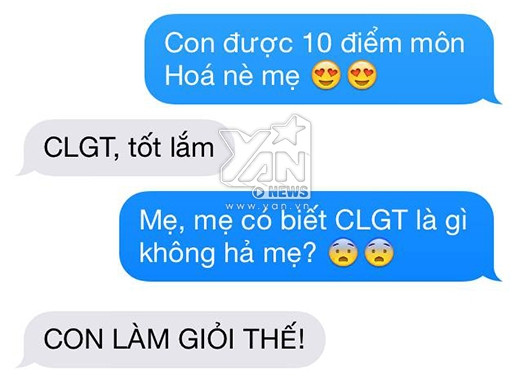 Tin nhắn hài hước từ những phụ huynh “xì teen” nhất quả đất ảnh 8 Tin nhắn hài hước từ những phụ huynh “xì teen” nhất quả đất ảnh 8