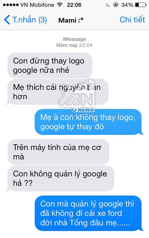 Tin nhắn hài hước từ những phụ huynh “xì teen” nhất quả đất ảnh 1 Tin nhắn hài hước từ những phụ huynh “xì teen” nhất quả đất ảnh 1