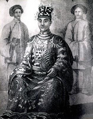 Tranh vẽ vua Minh Mạng trong sách của John Crawfurd. Tranh vẽ vua Minh Mạng trong sách của John Crawfurd.