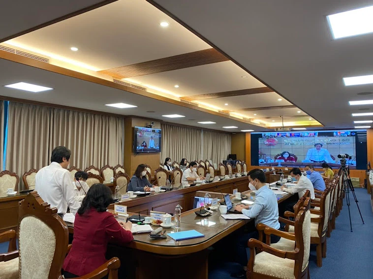 Hội nghị tổng kết năm học 2020-2021 và triển khai phương hướng, nhiệm vụ trọng tâm năm học 2021-2022 đối với giáo dục mầm non.